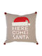 Nef-Nef Homeware Santa Night Χριστουγεννιάτικο Διακοσμητικό Μαξιλάρι Τετράγωνο Γκρι 45x45εκ.