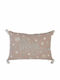 Nef-Nef Homeware Коледна Декоративна Възглавница Christmas Snow Продълговато Сив 45x30cm