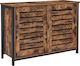 Sideboard Wooden Walnut 100x35x70cm