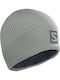 Salomon Logo Beanie Frauen Beanie in Gray Farbe