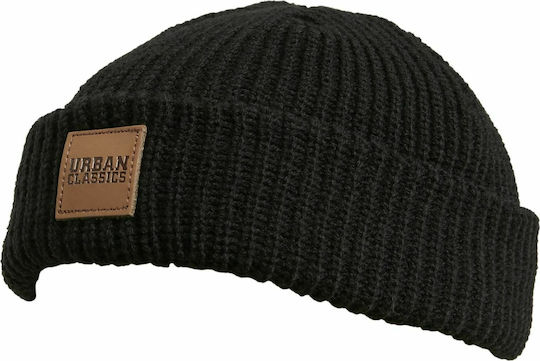 TB3274 Beanie Männer Beanie mit Rippstrick in Schwarz Farbe