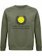 Sweatshirt Unisex, Organic "Against Modern Fottball", Khaki