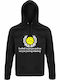 Hoodie Unisex, Organic "Against Modern Fottball", Black