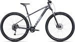 Cube Aim SL 29" 2022 Gray Mountain Bike with 18 Speeds and Hydraulic Disc Brakes