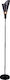 Elmark Stehleuchte H150cm. mit Fassung für Lampe E14 Schwarz