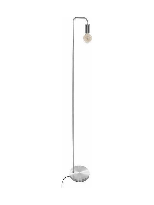 Keli Vintage Floor Lamp H150xW20cm. with Socket for Bulb E27 Silver