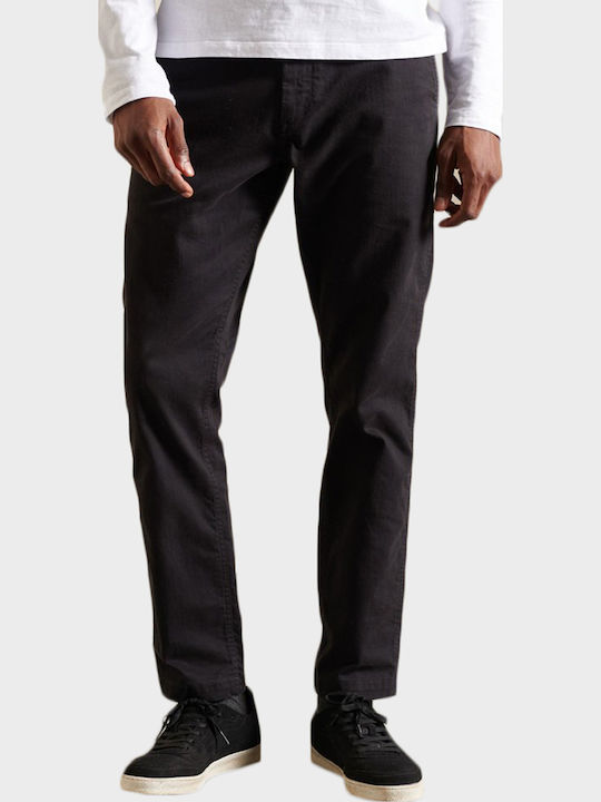 Officers Trousers Chino in Slim Fit Black