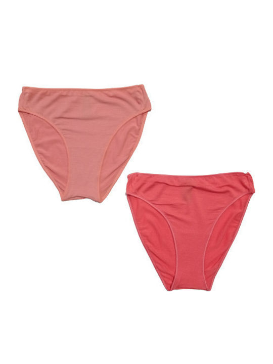 Minerva Fimelle Women's Brazil Pink 2Pack