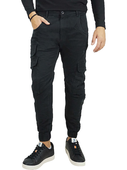 Cosi Jeans 58 Umberto Ανδρικό Παντελόνι Cargo Ελαστικό σε Slim Εφαρμογή Charcoal