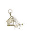 Happyness Charms metallic house 11cm.