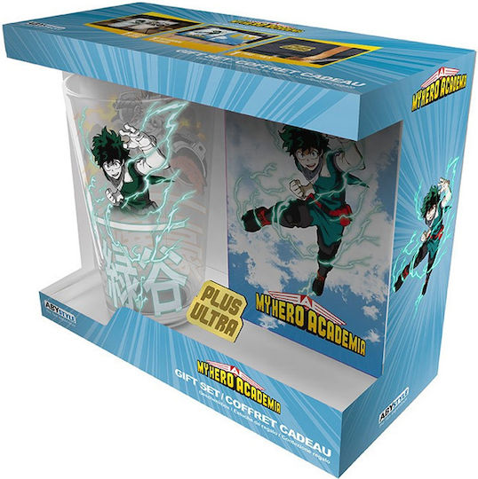 Abysse My Hero Academia Set of Glasses Water made of Glass 3pcs
