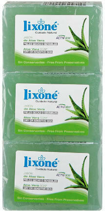 Lixone Cosmetica Aloe Vera Soap 3x125gr