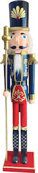 Aca Wooden Christmas Nutcracker 106cm Blue