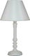 Click Wood Table Lamp for Socket E14 with White Shade and Base 3pcs