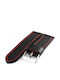 Diloy Straps Lederriemen Schwarz 22mm