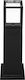 Heronia D-266 Outdoor Floor Lamp Small Post IP54 for E27 Socket Black