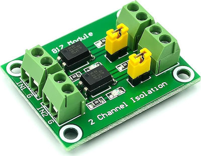 PC817 2-Channel Optocoupler Isolation Board