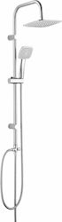 Kuchinox Ondo Adjustable Shower Column Without Battery 100cm Silver