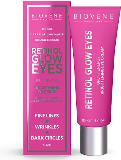 Biovene Glow Eyes Uplift Energy Augenbefeuchter für Feuchtigkeitsspendend Anti-Aging & Schwarze Kreise 30ml