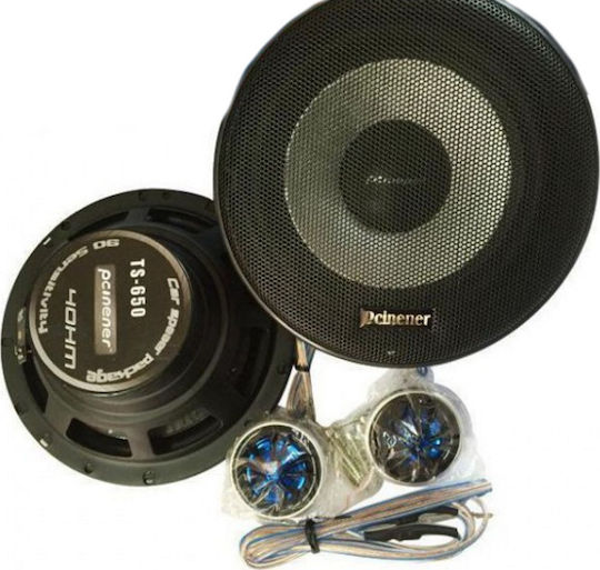 Pcinener Set Auto-Lautsprecher mit 120W RMS (2 Weg)
