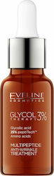 Eveline Αnti-aging Face Serum Glycol Therapy Suitable for All Skin Types 18ml