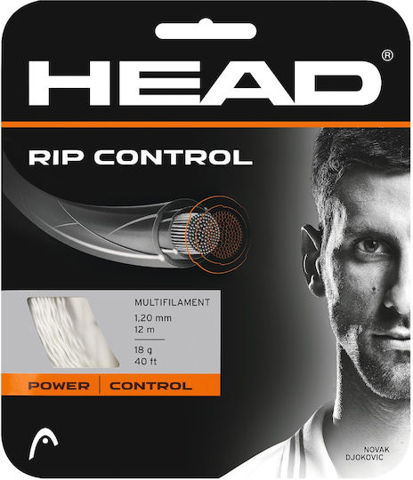 Wilson Rip Control Tennis-Saiten Weiß 12m, Ø1,30mm