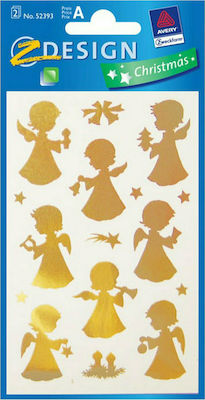 CREATIVE STICKERS CREATIVE CHRISTMAS LABELS ANGEL 52393