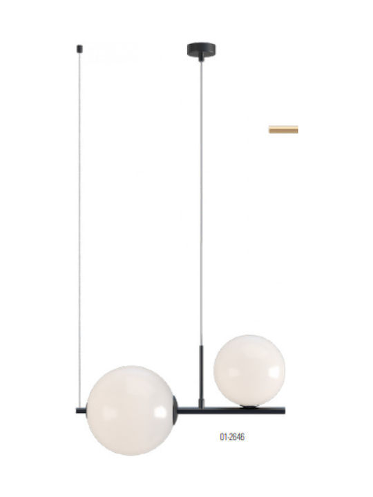 Redo Group Pendant Light Two-Light Brown