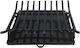 Klapakis Metallic Fireplace Grate with Ashtray 11-82 50x43cm