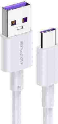Awei CL-77T USB 2.0 Cable USB-C male - USB-A Λευκό 1m