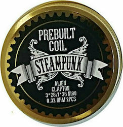 Steampunk Handmade Alien Clapton Σύρμα 2τμχ