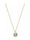 Monobloc necklace Gold K14