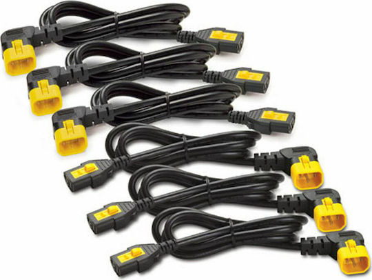 APC IEC C13 - IEC C14 Kabel 1,8 m Schwarz AP8706R-WW