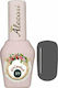 Alezori Classic Halb-permanenter Nagellack 371 Dark Gray 15ml 1Stück