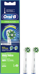 Oral-B Cross Action CleanMaximiser Improved Black Edition Ανταλλακτικές Κεφαλές για Ηλεκτρική Οδοντόβουρτσα 80347920 2τμχ