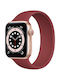 Wiwu Solo Loop (S) Strap Silicone Wine Red (Apple Watch 38/40/41/42mm)