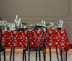 Mc Decor Christmas Tablecloth Fabric Red L240xW...