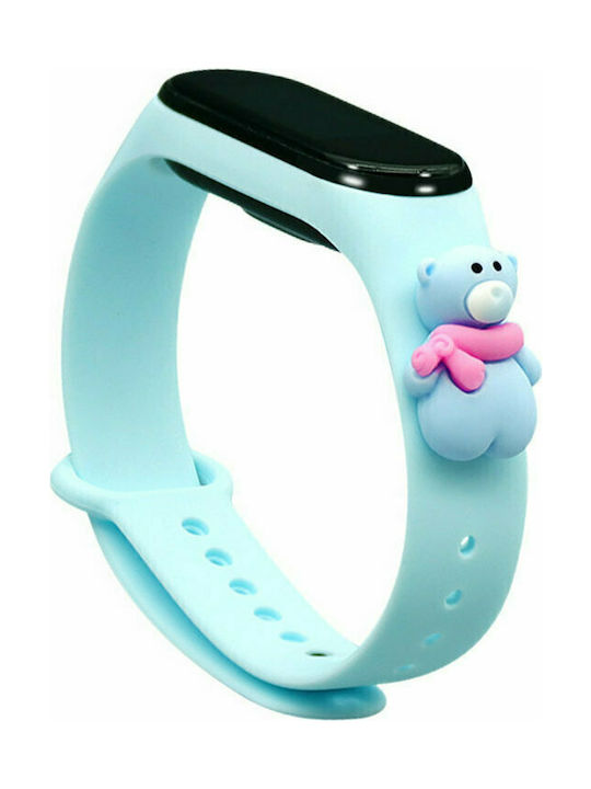 Hurtel Christmas Holidays Λουράκι Σιλικόνης Blue Bear (Mi Smart Band 5/Mi Smart Band 6)