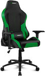 Drift DR250 Artificial Leather Gaming Chair with Adjustable Arms Green