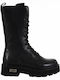 KULT DAMEN STIEFELETTEN SLASH SCHWARZ