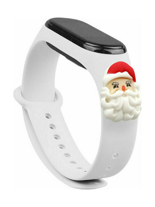 Hurtel Christmas Holidays Λουράκι Σιλικόνης Whi...