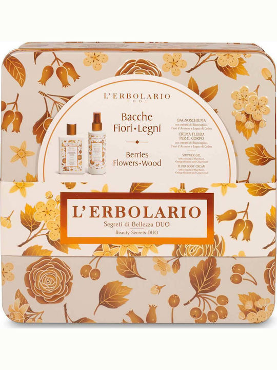 L' Erbolario Berries Flowers Wood Limited Edition Комплект за грижа за кожата за Хидратация & Почистване на тялото
