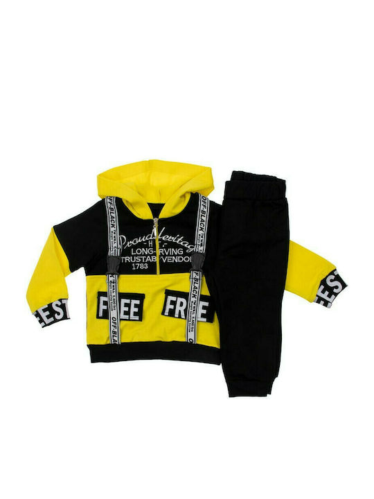 Kids Tracksuit 3040 Boy Yellow