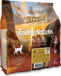 Princess Taste Of Nature Dry Food for Adult Cats with Duck 2kg