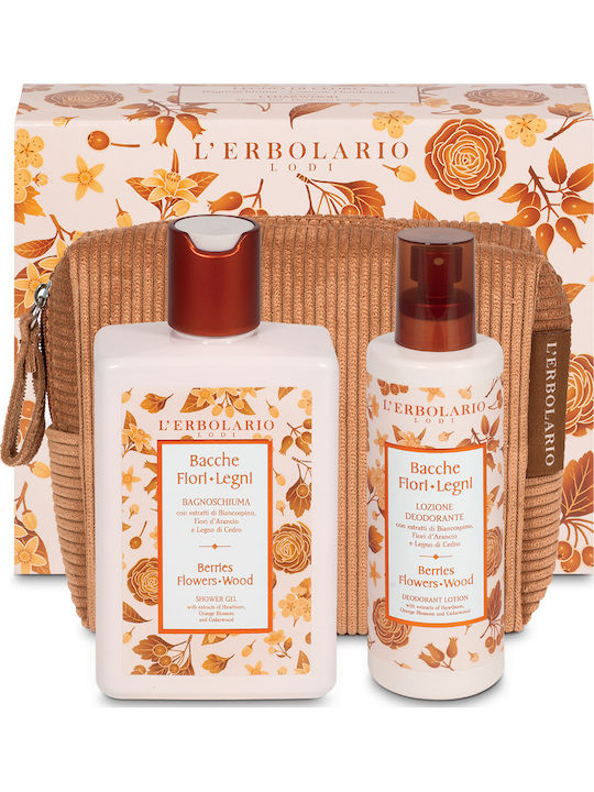 L' Erbolario Berries Flowers Wood Limited Edition Комплект за грижа за кожата за Почистване на тялото