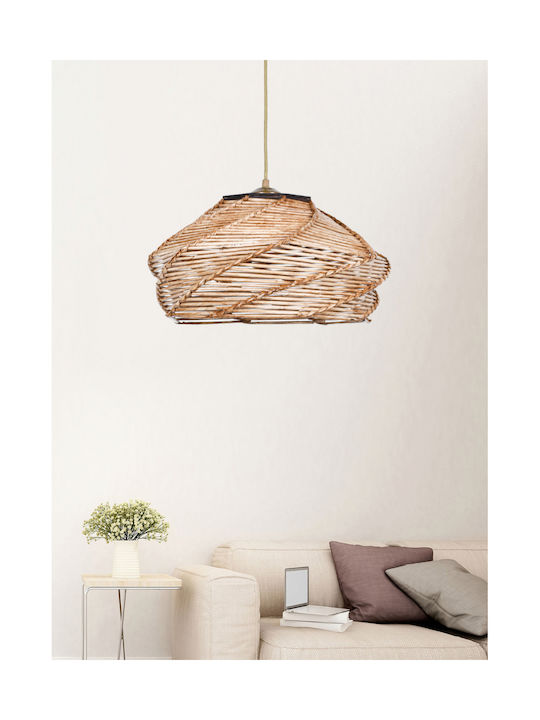 HomeMarkt Ovale Adjustable Pendant Light Brown ...
