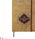 Cinereplicas Marauder's Map Σημειωματάριο A5 με Λάστιχο Μπεζ