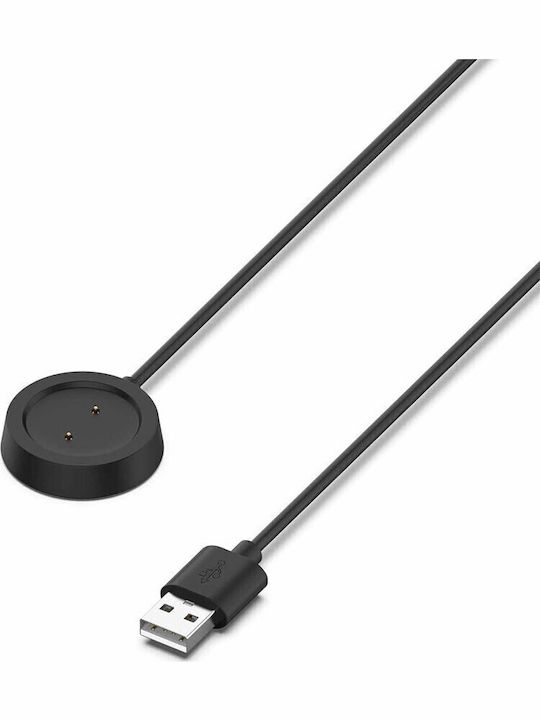 Tactical USB Table Charging Cable Μαύρο (Amazfit GTR/GTS)