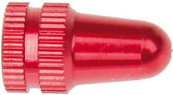 M-Wave Bicycle Valve Cap Red