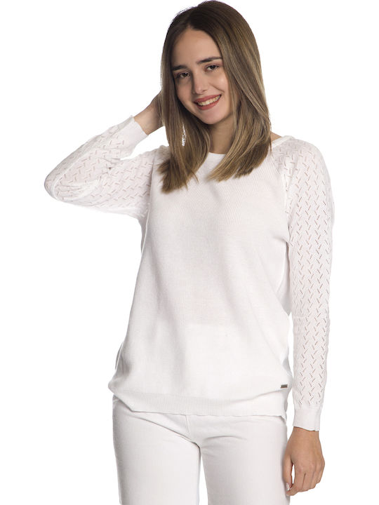 Blouse with organic cotton-White1260